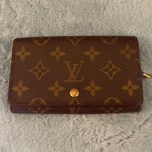 Authentic LV Portofeuil Tresol Monogram small wallet